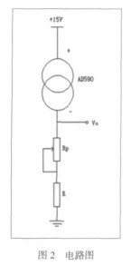 圖2 溫度照度記錄儀的電路圖